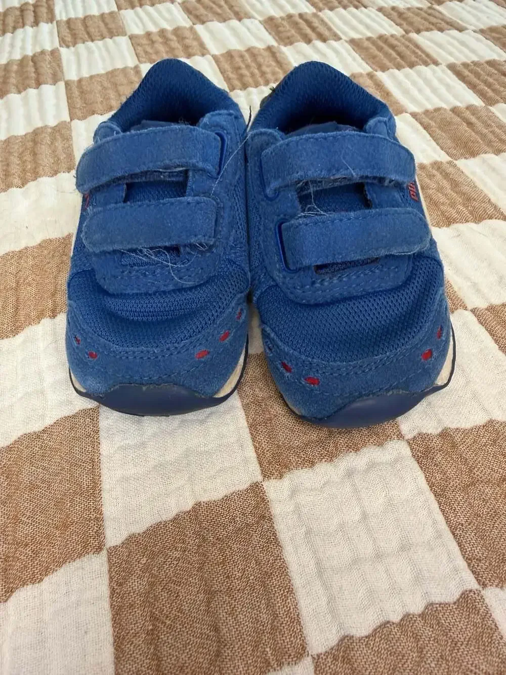 Puma Sneakers Blue White Red Toddler Shoes Hook And Loop